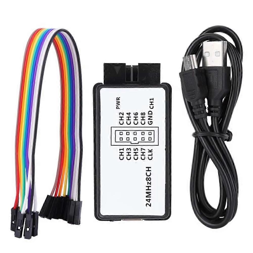 USB Logic Analyzer Mini Analyzer Microcontroller ARM FPGA Debugging Tool 24M Sampling 8 Channels
