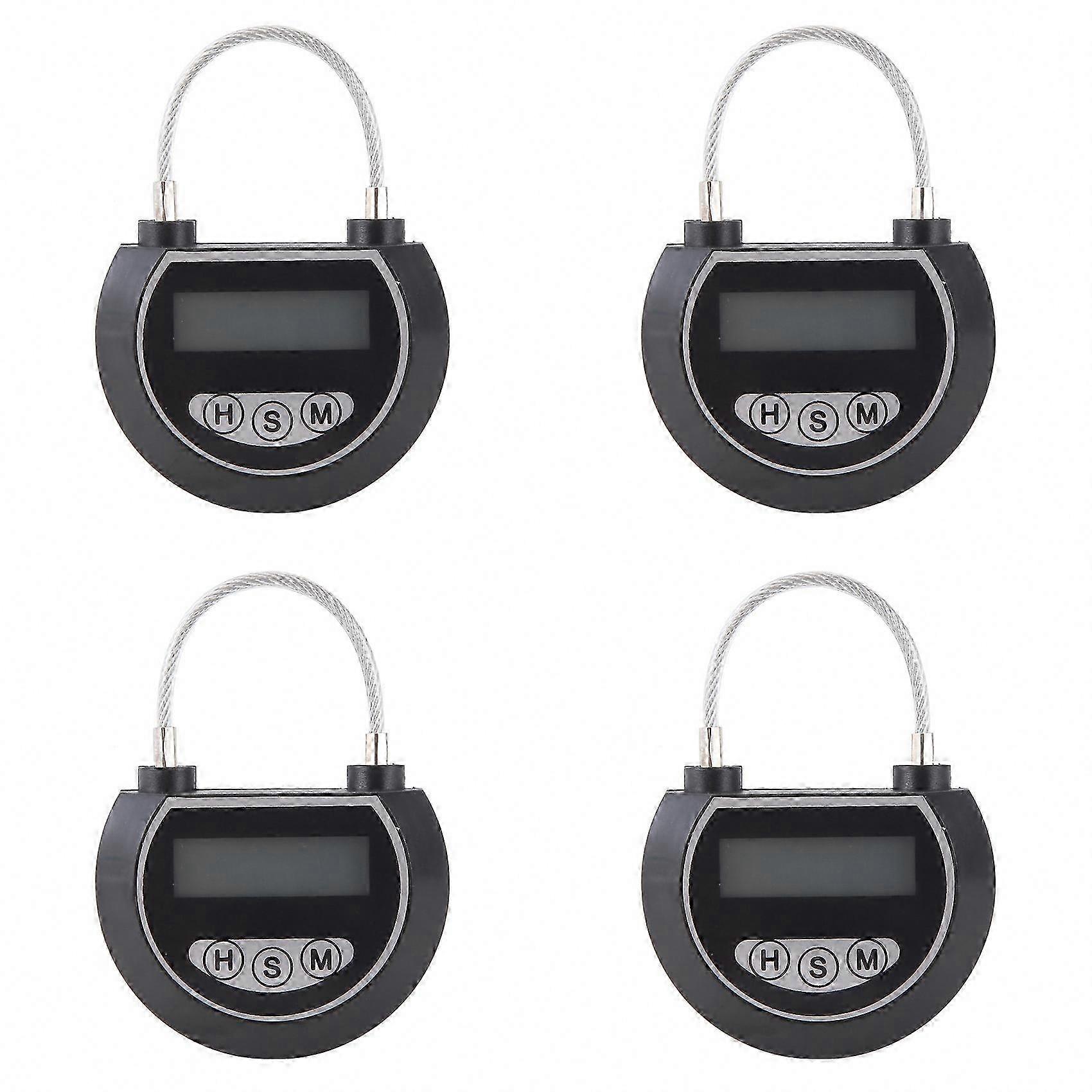 Multi-Function Time Lock Box with 4X Electronic Timer for Toy Storage