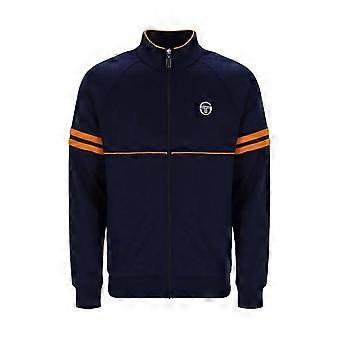 Herre Sergio Tacchini | Orion 4594 Retro Kontrastfarvet Piping-træningstop med Piping-detaljer