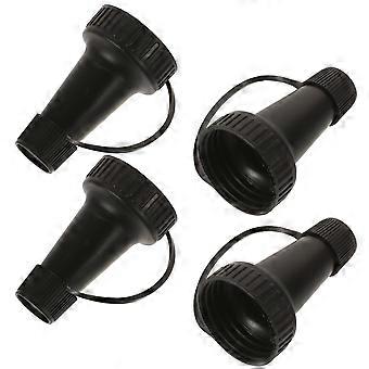 Crystal Water Bottle Spouts for Accurate Liquid Control 4Pcs Plastic Pouring Caps