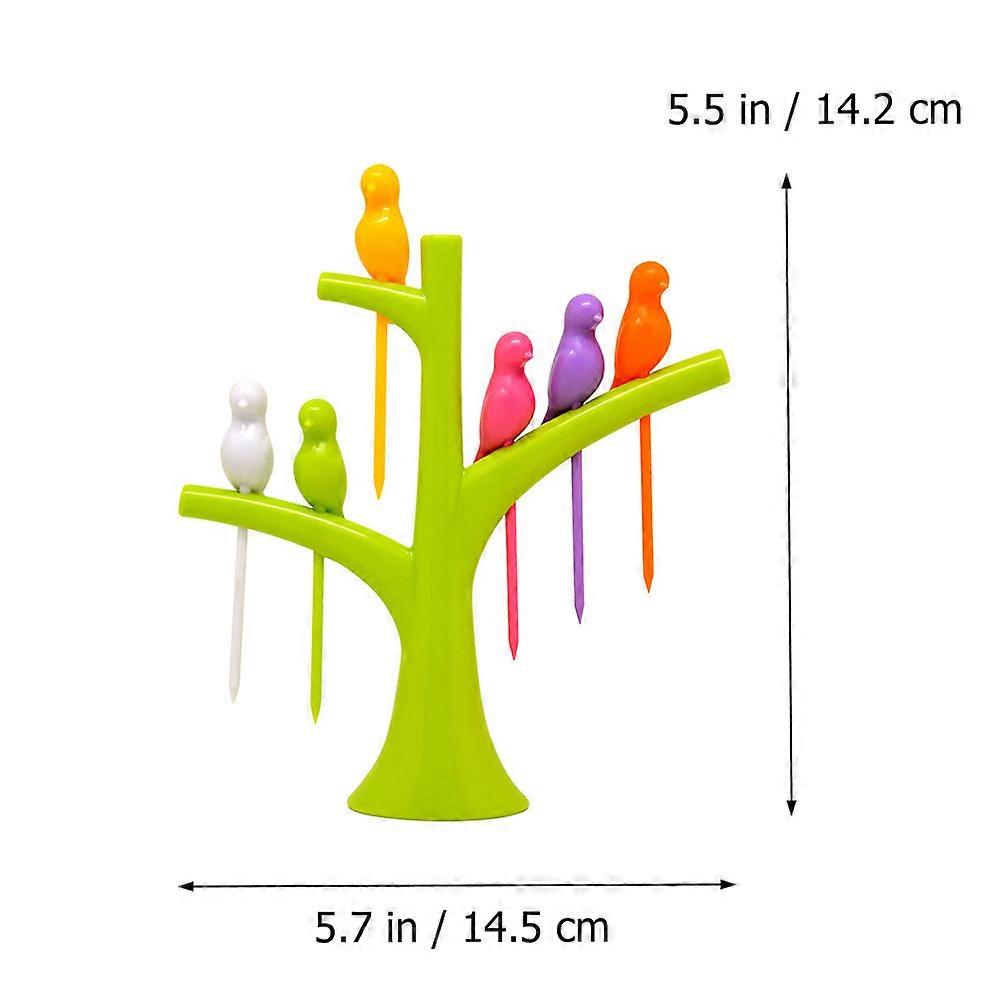 Bird Shaped Cake Toothpicks for Decoration 3Sets