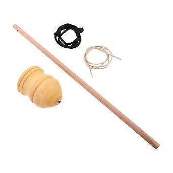 Outdoor-Spielgerät Kreiselspielzeug für Kinder, 2er-Set, handgefertigt aus Holz