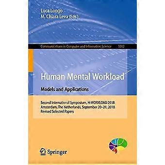 Human Mental Workload Models And Applications Second International Symposium - Springer Nature B.V - Paperback - en Book
