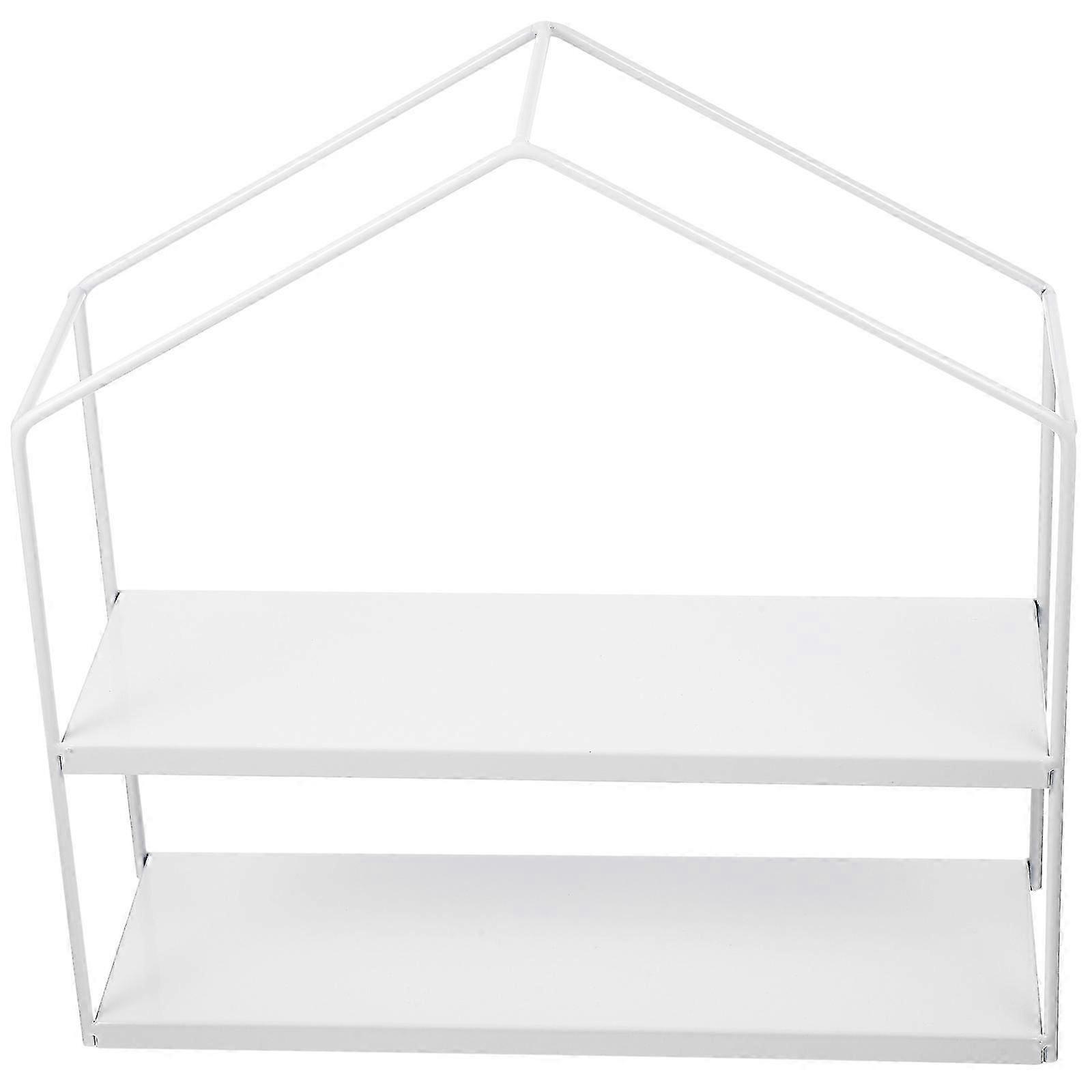 Dessert Displays Cake Stand Sturdy Storage Rectangular House Shape 31x31cm 1Pcs