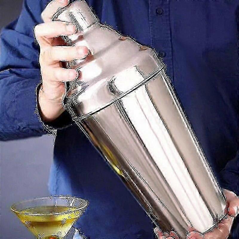 1,8 l rustfritt stål 3-delt cocktail Boston barshakersett