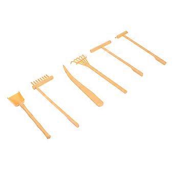 6pcs Zen Rake Tools Sand Smoothing Rake Sand Rake Push Tools Mini Rake Toys
