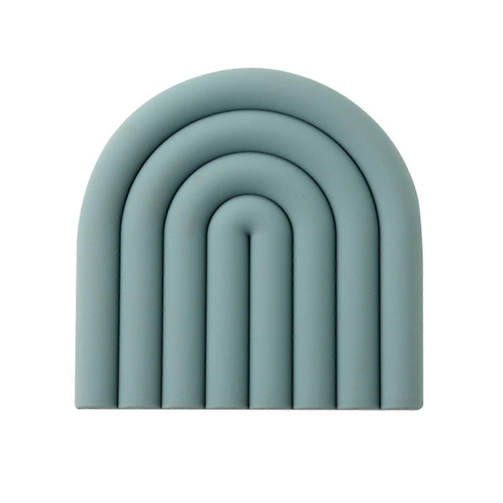Silicone Heat Resistant Pot Mat Rainbow Table Trivet