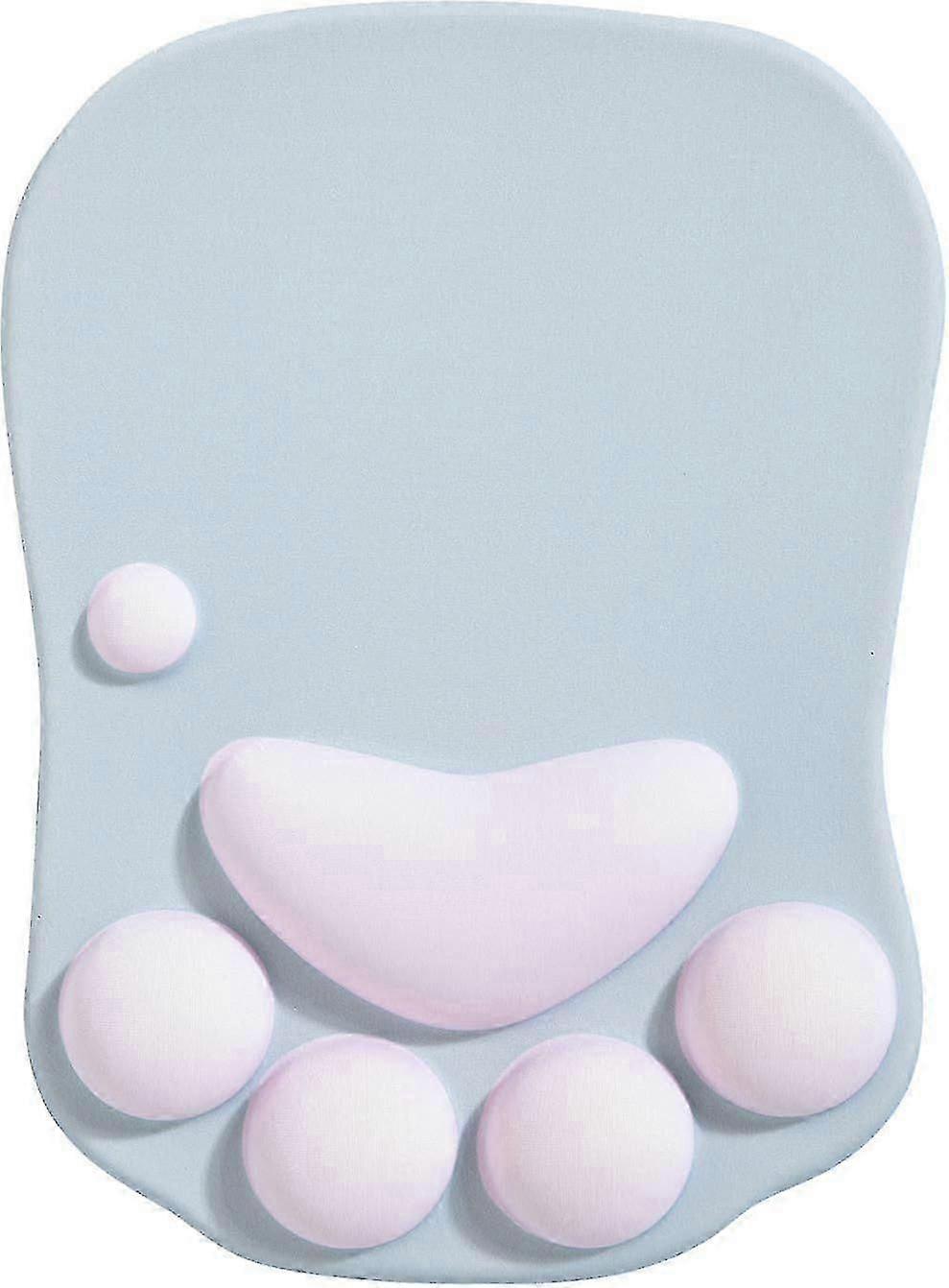 Tapis de souris XYYC avec repose-poignet, tapis de souris ergonomique, tapis de souris chat kawaii, tapis de souris en gel de silicone