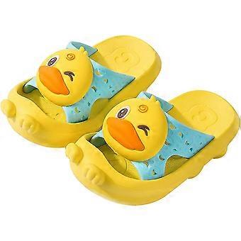 Toddler Unisex Slide Sandals Kids Bath Shower Slippers Summer Beach Pool Water Shoesactual shoe length 15.5CM
