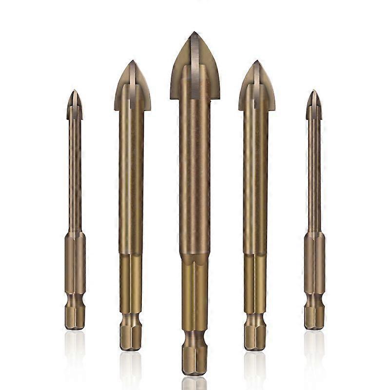 Ceramic Glass Drill Bits, Multifunctional Carbide Drill Bits, 5 Ceramic Drill