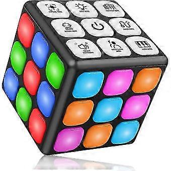 Fidget Cube Memory Game, LED blinkendes elektronisches Handheld-Spiel, 7 Gehirn-Memory-Spiele für Kinder Jungen Mädchen, STEM Sensorisches Spielzeug Gehirnspiel für Weihnachten B