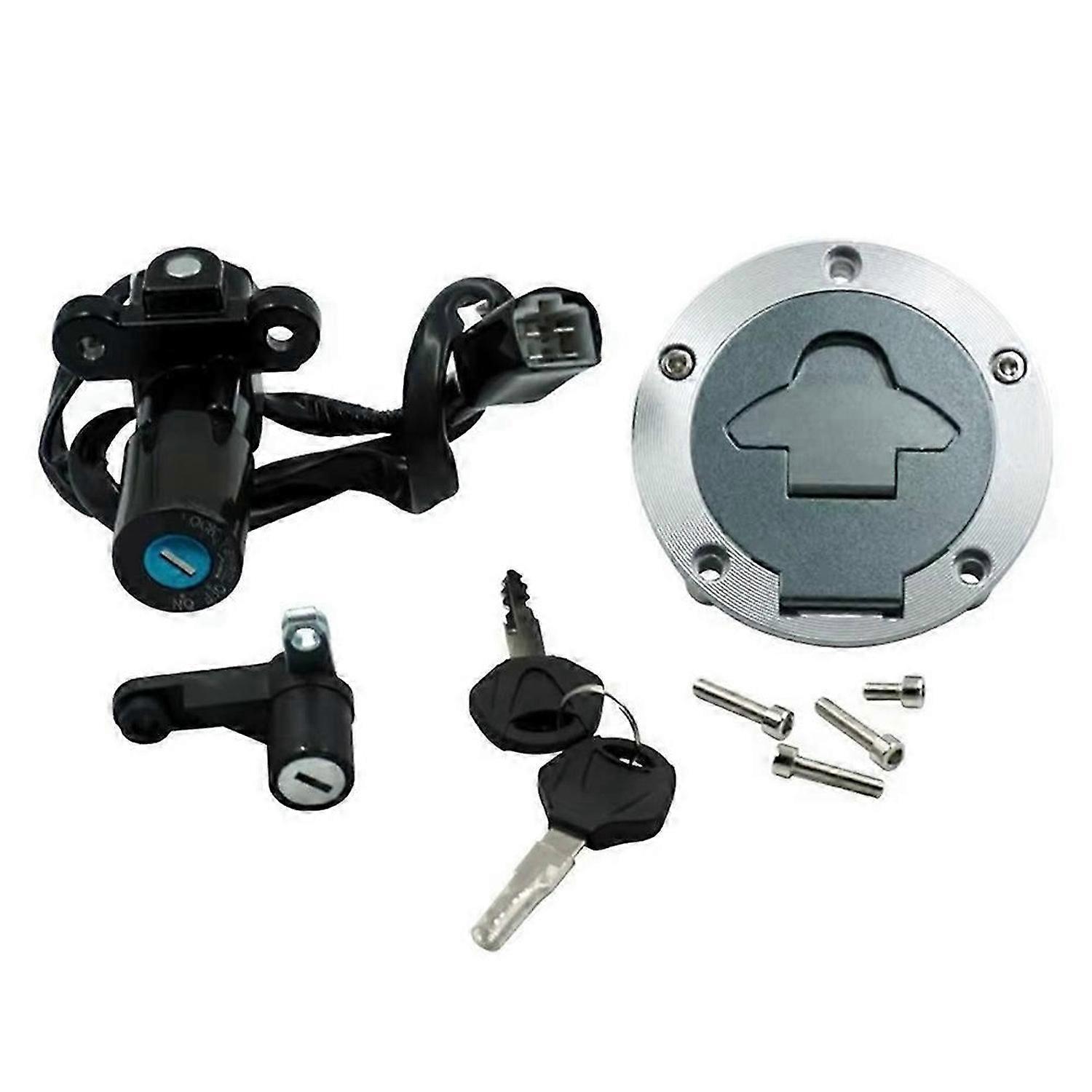 Motorcycle Fuel Tank Cap Door Lock Ignition Switch for