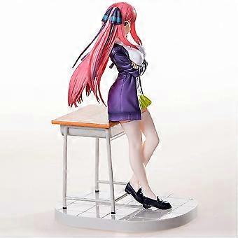 Nakano Nino Anime-PVC-Figur im Maßstab 1:8 mit originaler Bemalung, stehende Sammlerfigur für den Schreibtisch