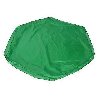 Hexagon Sandpit Cover Waterproof with Drawstring for Outdoor Garden