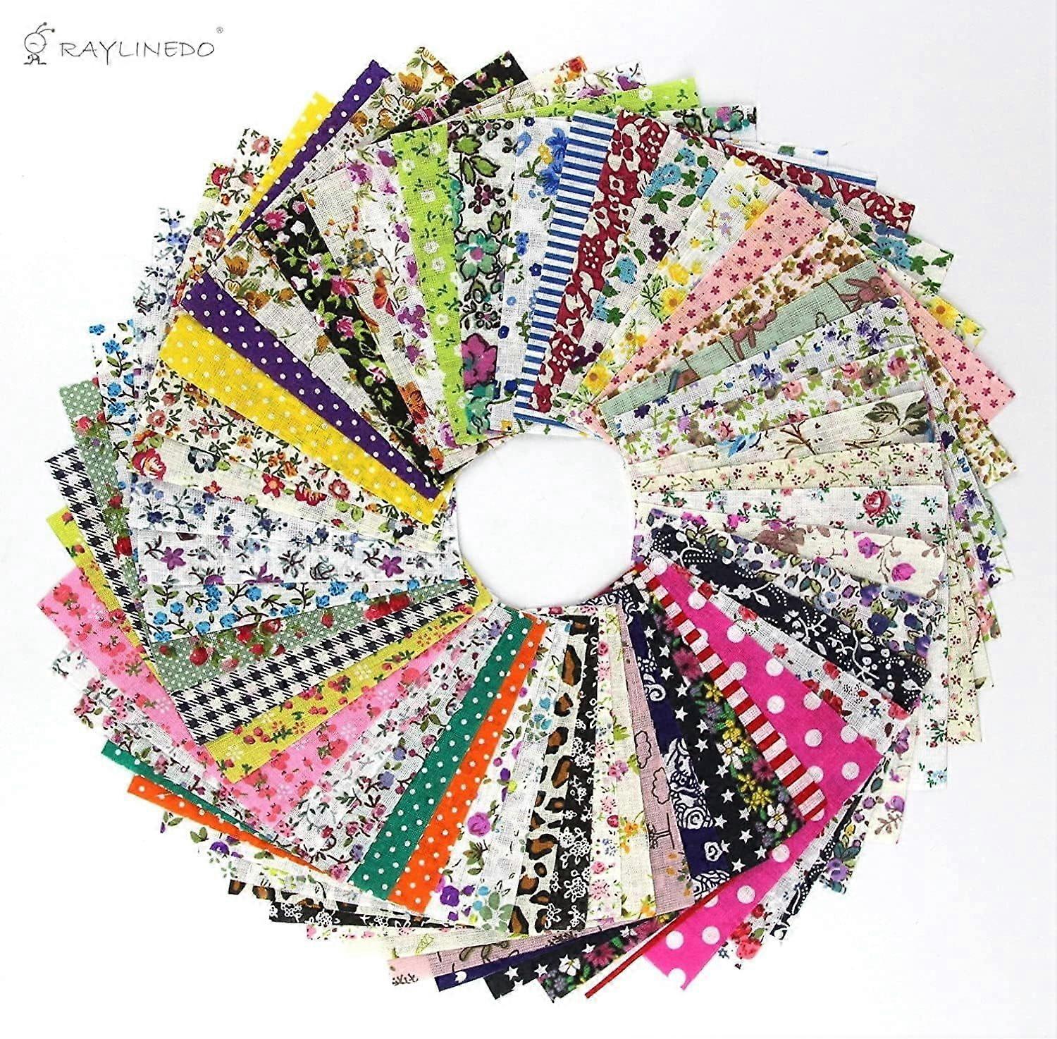 30pcs 10 * 10cm Fabric Patchwork Craft Cotton Material Squares Bundle