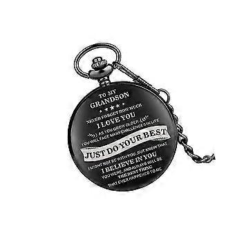 Relógio de bolso flip em liga metálica e plástico, estilo vintage, ideal para cosplay, fantasias e decoração de festas.