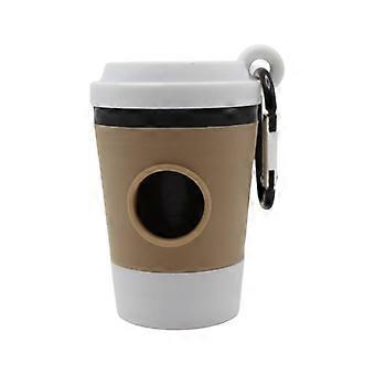 Innovative kaffekopinspirerede posebærere til kæledyr, dispenser til hundeaffald til aktive hundeejere, beholder til affaldsposer
