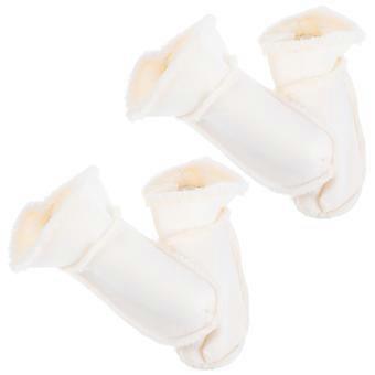 Soft Plush Shoe Covers Clog Lining for 2Pairs Warming Sandals Liner