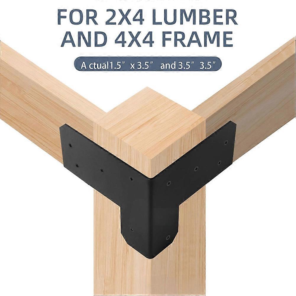 4 PCS Workbench Brackets Kit 3-Way Workbench Corner Brackets DIY Workbench Kit for Custom Workbench Work Table