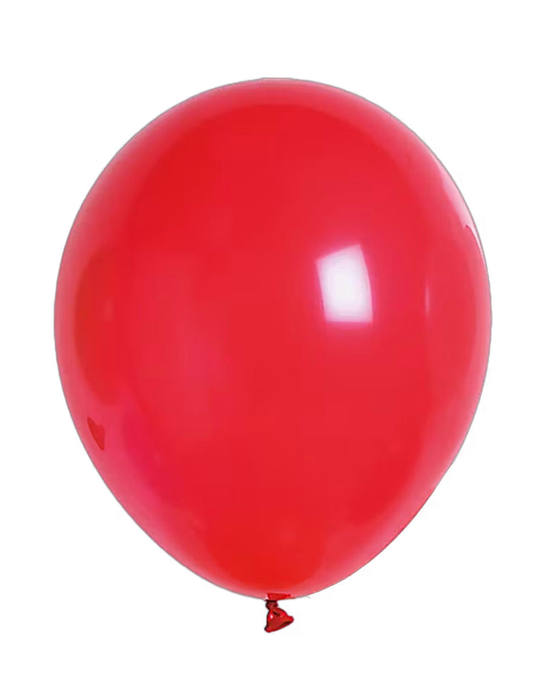 100 Metallic Red Balloons 29 cm