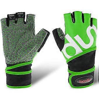 Sport Handschoenen met halve vingers Fietshandschoenen met antislip schokdemper _au