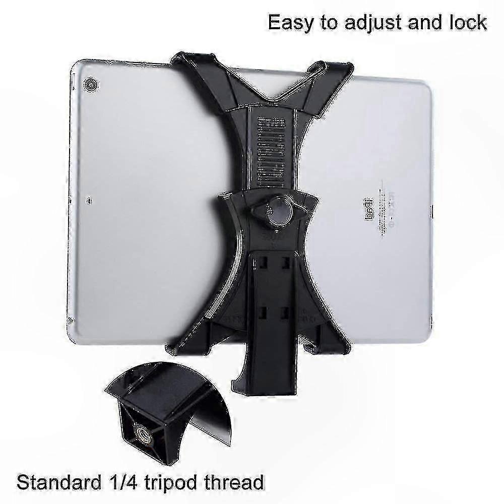 Spring-Locked Rotating Phone Tablet Tripod Mount