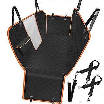 Waterproof, Non-Slip Dog Car Seat Protector for Dogs, Backseat Cover with Mesh Window