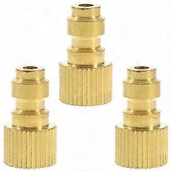 3 PCS Car Inflator Adapter Kit Presta Schrader Valve & Needle Nozzle for Air Pump