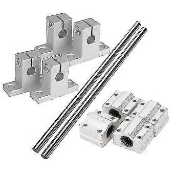 Linear Motion Ball Bearing Slide Bushing 8mm Dia 200mm Shaft compatible with Optical Axis with ROHS