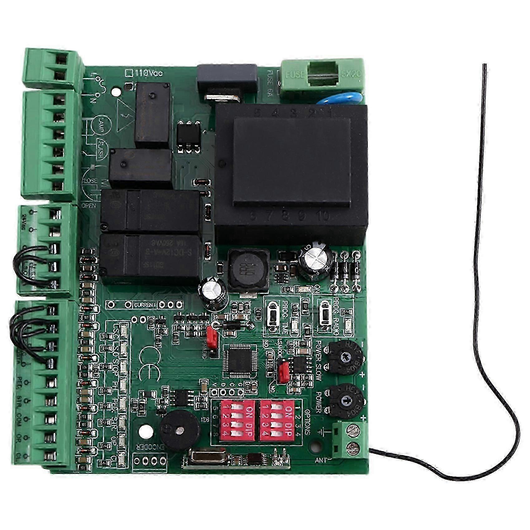 220V Sliding Door Motor Controller Receiver Door Opening Code Rolling Code Controller Development Board Remote Control DP