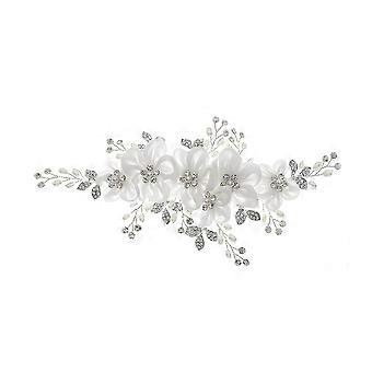 Elegant Vintage Crystal Hair Barrette Rhinestone Adjustable Bridal Accessory