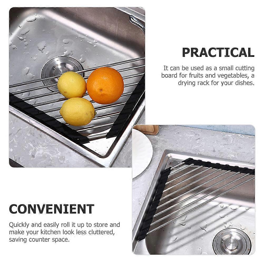 Triangular Drain Rack Sink Storage Holder for Kitchen Use 5Pcs Pack