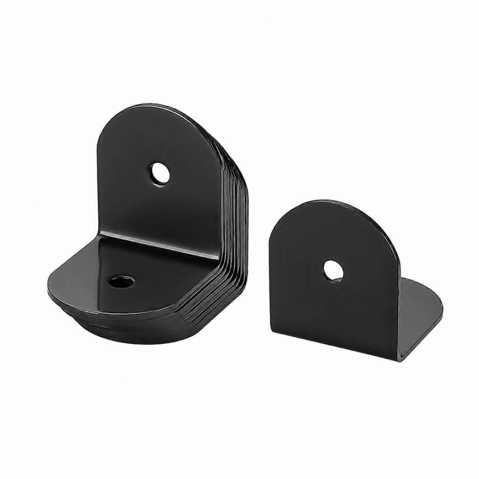 10 Pieces Right Angle Bracket Rust-Resistant Hardware Slim for Builders