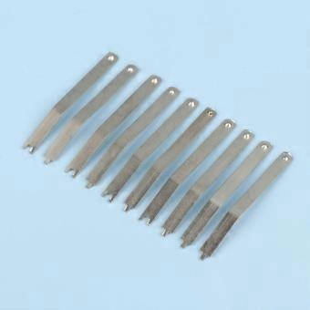 1/5Pairs Cuticle Trimmer Nail Art Scissors Stainless Steel Flat Spring Small Needle Pliers Spring Accessories
