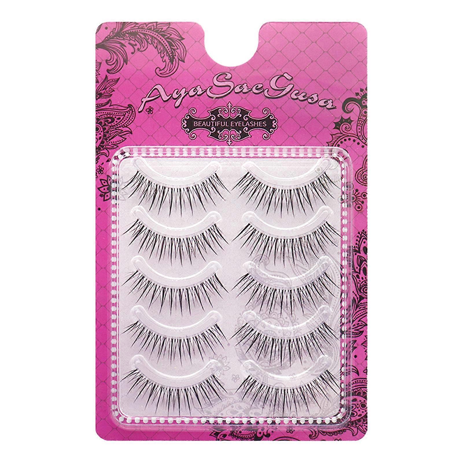 Clear-Band Wispy False Eyelashes