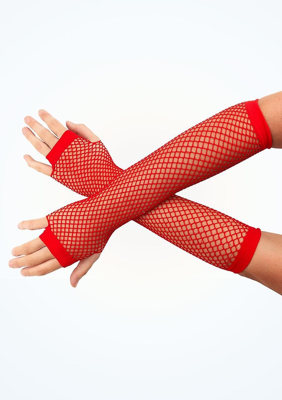 Mesh Handschuhe - Lang Rot