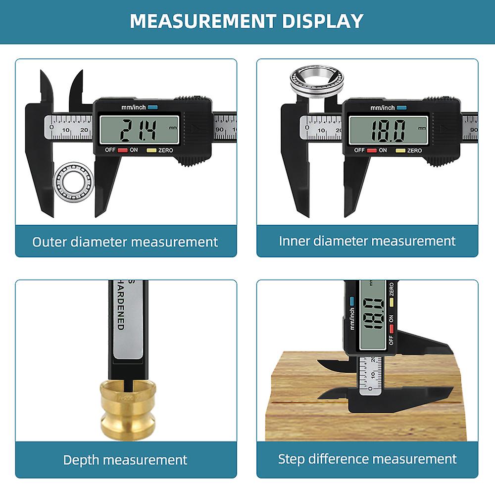 150mm Electronic Digital Vernier Caliper High Precision Slide Caliper