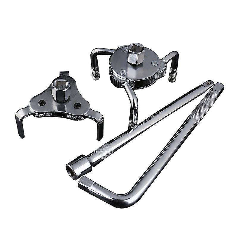 Automobile Oil Filter Element Filter Wrench Disassembly Tool For Oil Grid Of Flat Three-jaw Round Three-jaw Wrench