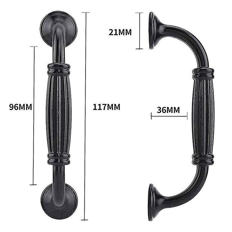 10pcs Black Handles For Furniture Cabinet Knobs And Drawer Knobs Cabinet Pulls Cupboard Kitchen