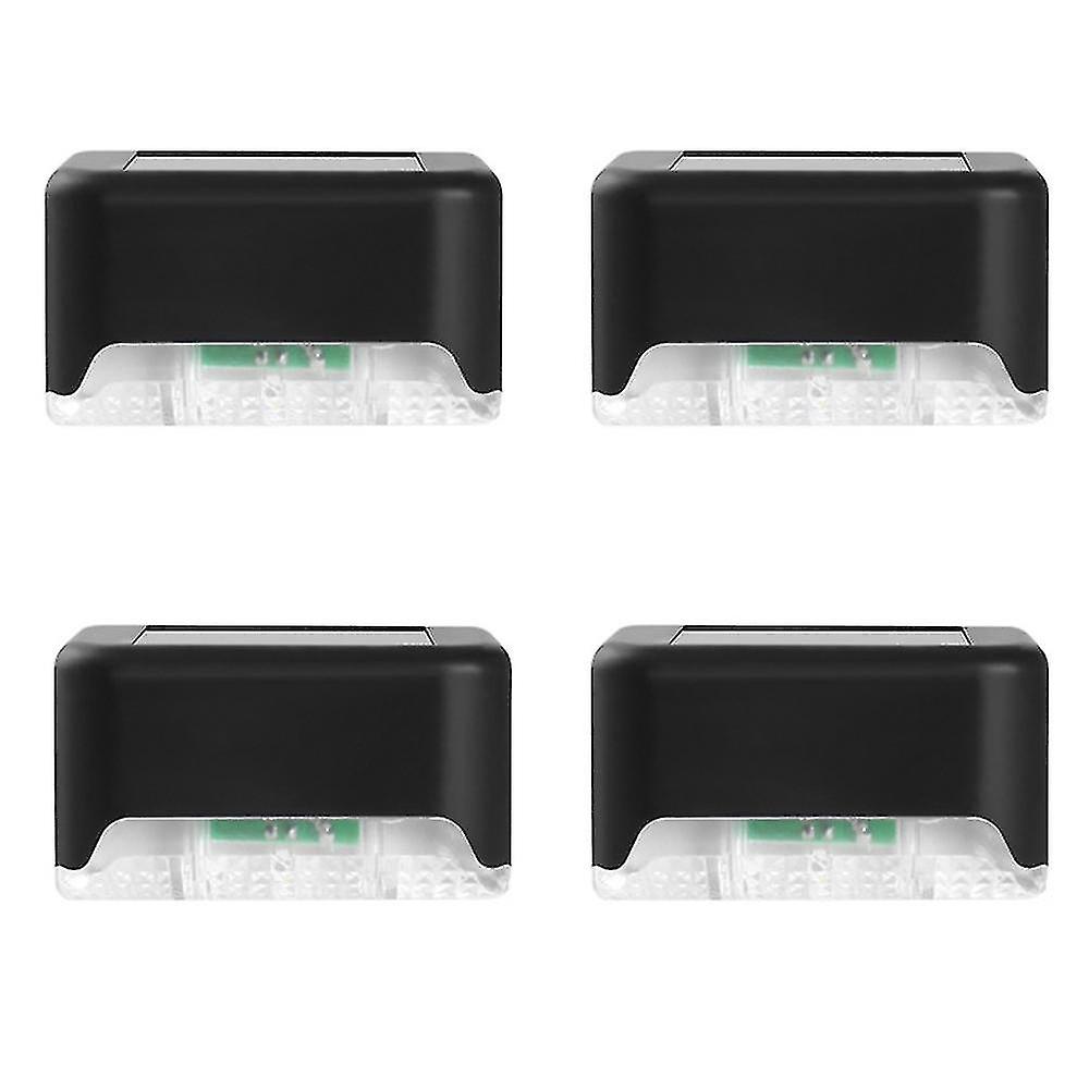 4pcs Led屋外ガーデンソーラーライト階段コートヤードと互換性があります