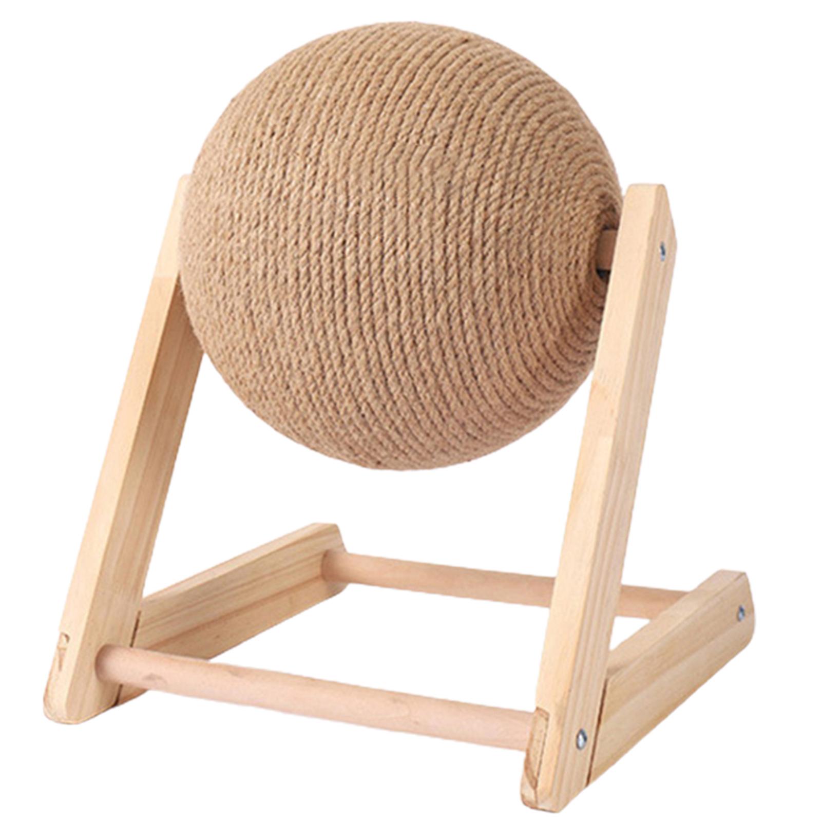 Cat Scratcher Toy Save Your Furniture Durable Sisal Board Scratching Rotatable Ball for Cat Kitten