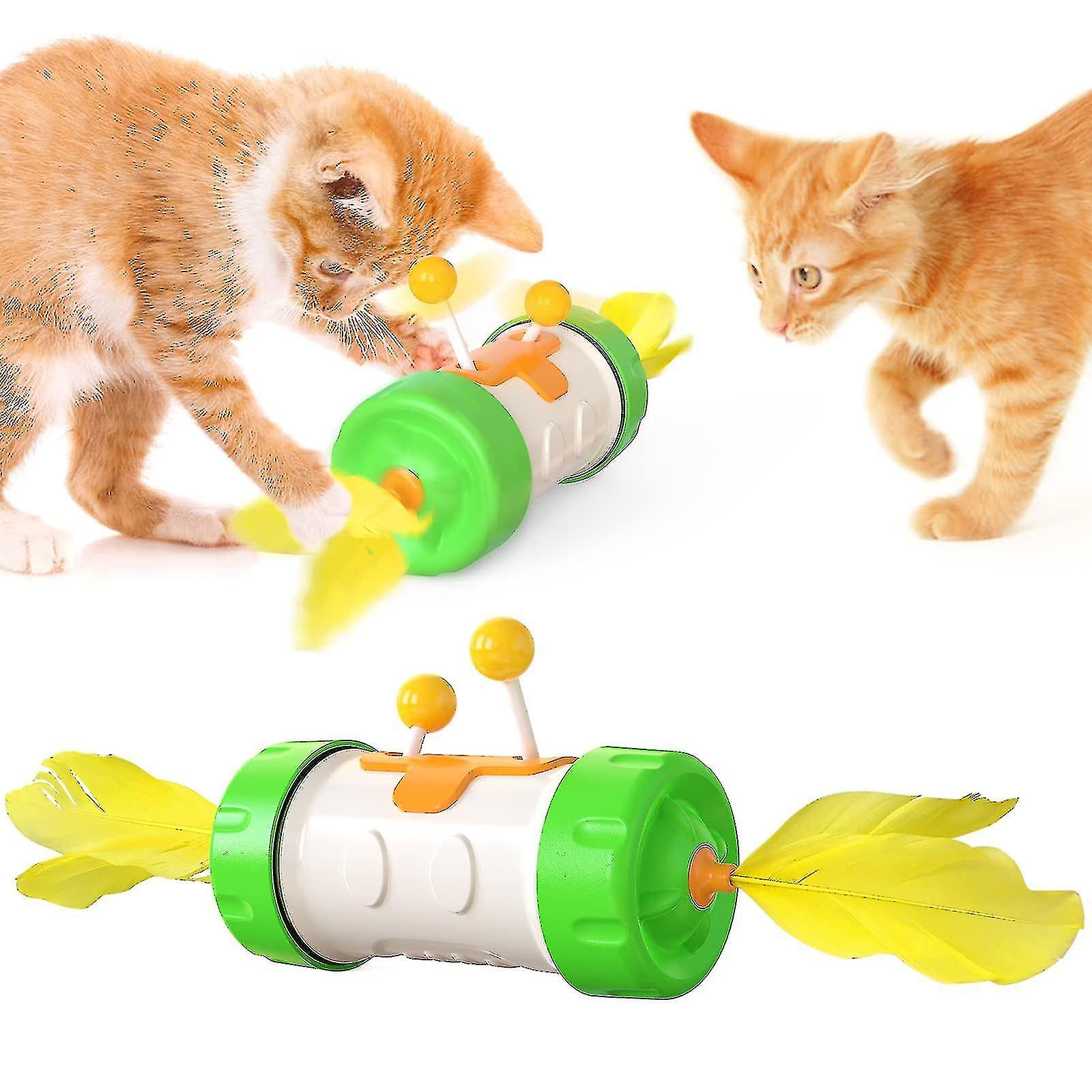 Automatic Swing Wand Feather Chaser Cat Toy