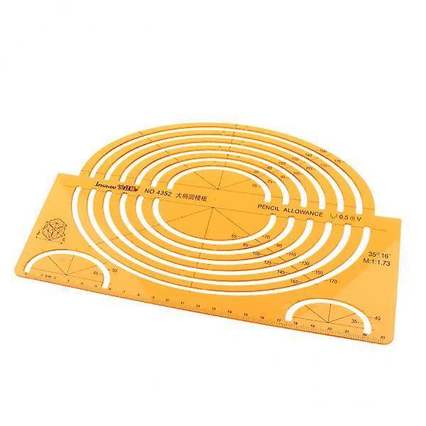 6xLarge Isometric Ellipses Template