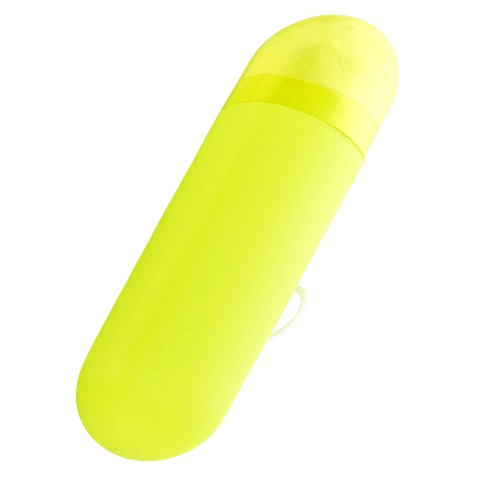 Travel Toothbrush Case Durable Dustproof Transparent Cover for Toothpaste green