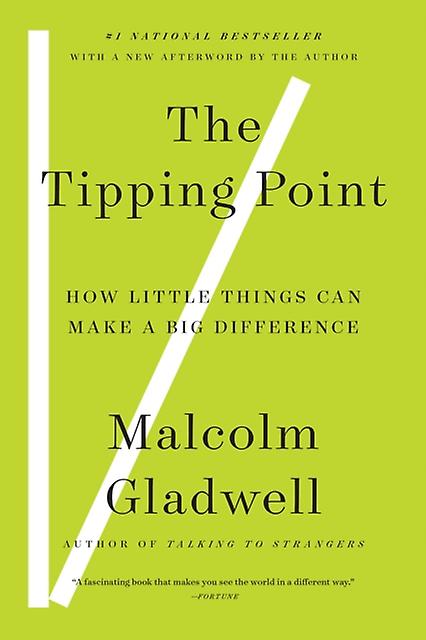 The Tipping Point How Little Things Can Make A Difference by Malcolm Gladwell Paperback Book