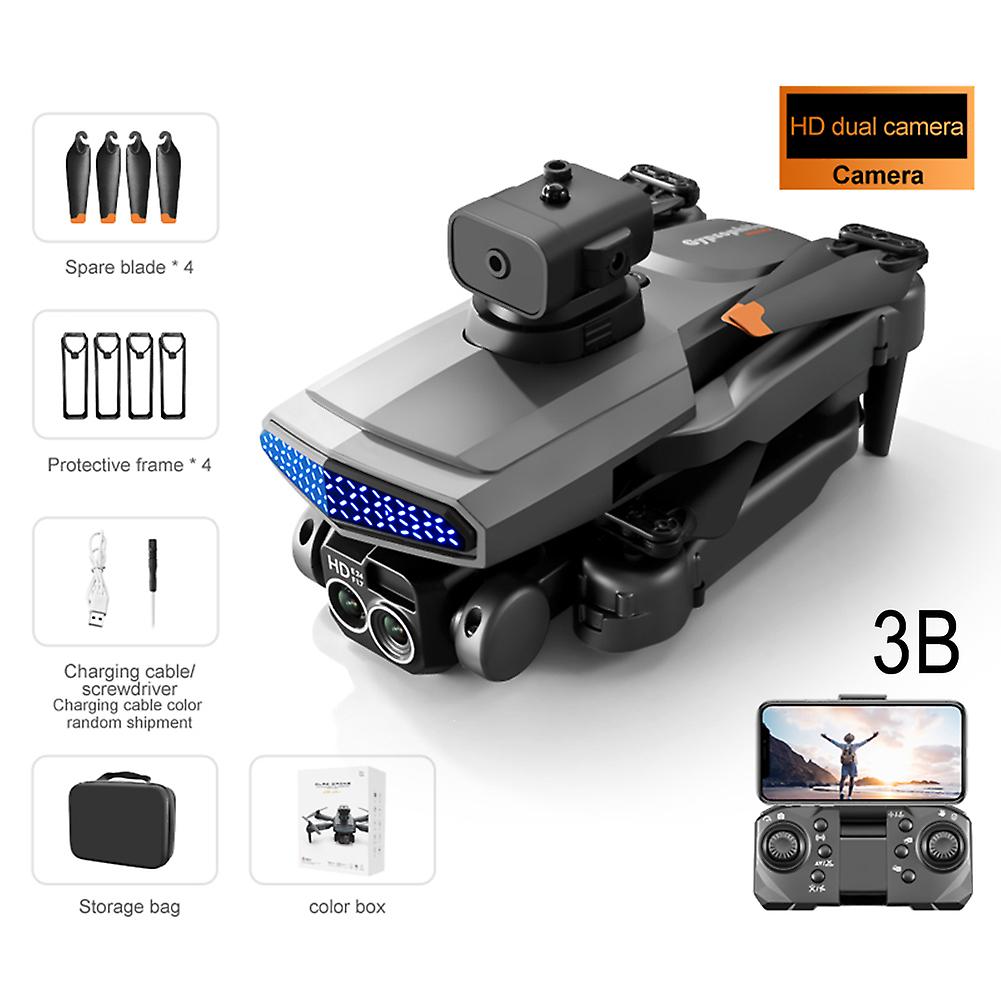 Foldable Aerial-Drone with Blue Light Adjustables Lens Quadcopters Toys Gifts for Kids Adults