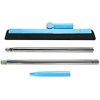 Rubber Floor Squeegee Broom With Handle, Shower Glass Floor Squeegee, Bathroom Squeegee, Sponge Broom Replaceable Blade Squeegee