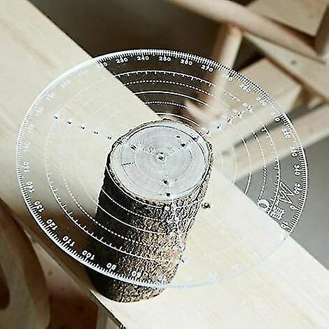 Ruler - 2pcs Large Carpentry Centering Ruler (diameter 30cm) - Stainless Steel Centering Pin 1