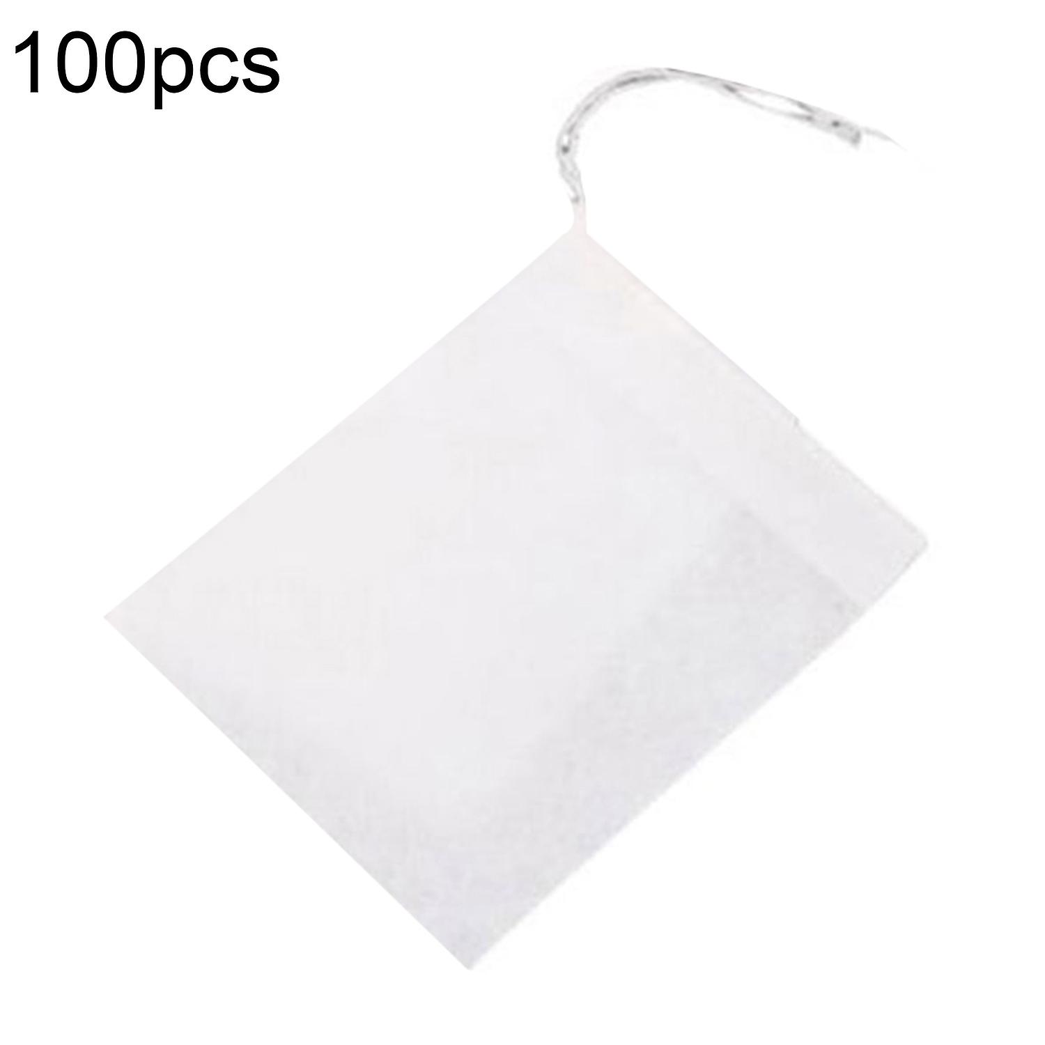 3 x 100Pcs Non-Woven Empty Tea Bags String Heat Seal Filter Paper Herb Loose Teabags