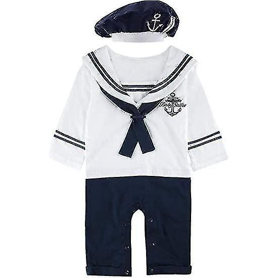 Pojat Sailor Asu Infant Romper Hatulla